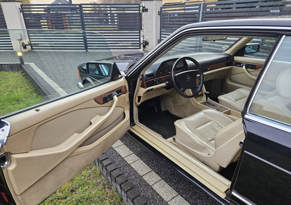 Mercedes-Benz Klasa S cena 75000 przebieg: 172800, rok produkcji 1989 z Rymanów małe 704